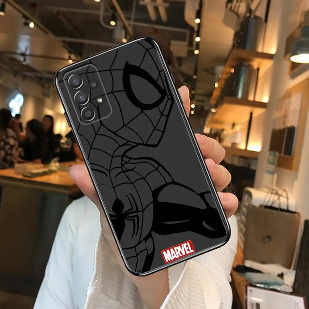 Чехол для телефона Marvel Железный человек Человек-паук корпус Samsung Galaxy A70 A50 A51 A71 A52 A40