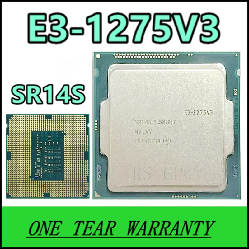 

E3-1275V3 SR14S CPU 3,50 GHz 8 M LGA1150 Quad-core E3-1275 V3 E3 1275V3 envío gratis E3 1275 V3