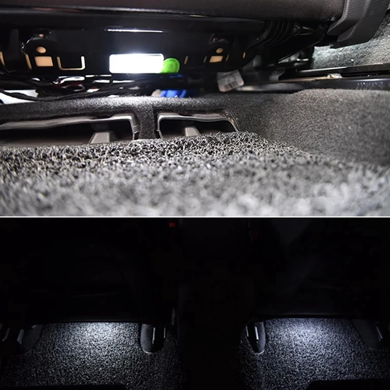 2 шт. светодиодная подсветильник ка для салона автомобиля PASSAT B7 B8 CC Golf 7 MK7 5 Jetta Tiguan