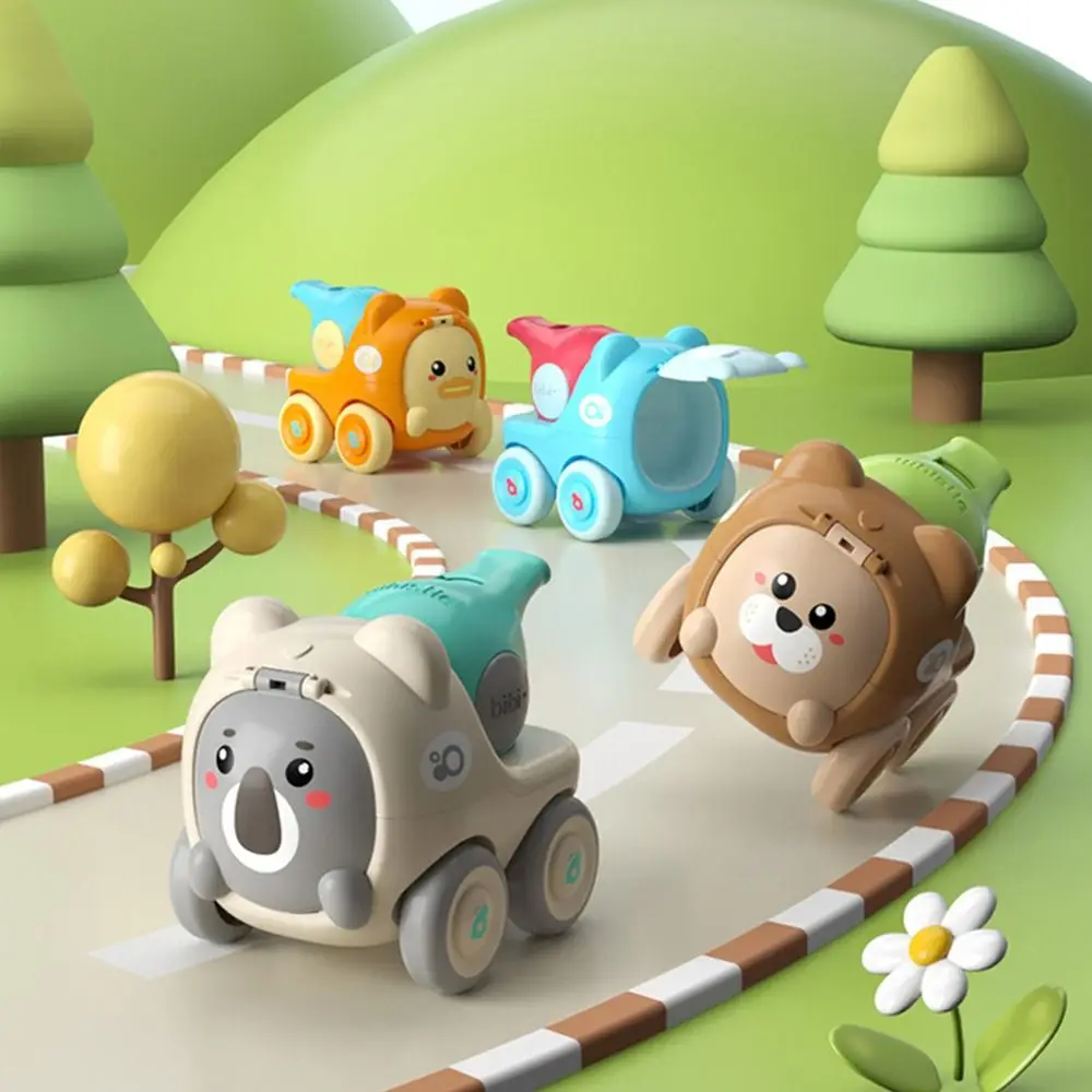 

Милый детский подарок в стиле хиппота для раннего развития, коала, Лев, Просвечивающая игрушка, инерционная Автомобильная игрушка, искусственная игрушка для автомобиля
