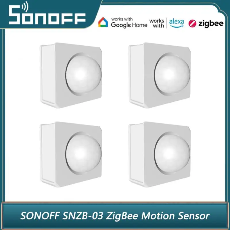 

SONOFF SNZB-03 ZigBee Motion Sensor Detect Motion Trigger Alarm Alert Notifaication Works With SONOFF ZigBee Bridge EWeLink APP