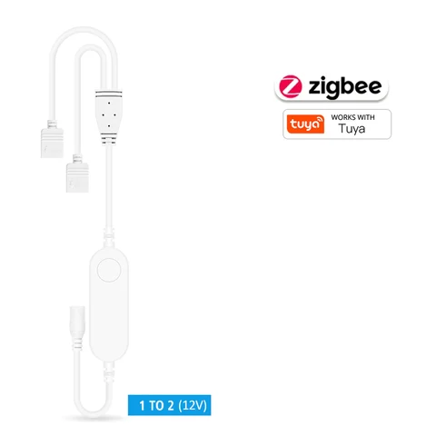 Светодиодный контроллер Zigbee 5 В/12 В/24 В для RGB RGBW 5050 светодиодные ленты Tuya Smart Life контроллер работает с zigbee Hub /Alexa /Google