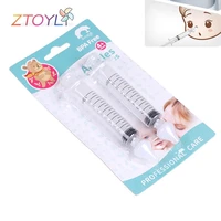 2pc 10ml professional syringe nasal irrigator with syringes for baby infant safe nasal cleaner for newborns infants nose cleaner