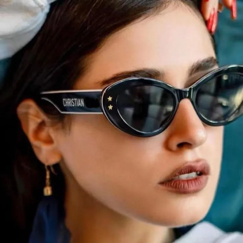 Мужские солнцезащитные очки в стиле ретро кошачий глаз для женщин новинка 2024