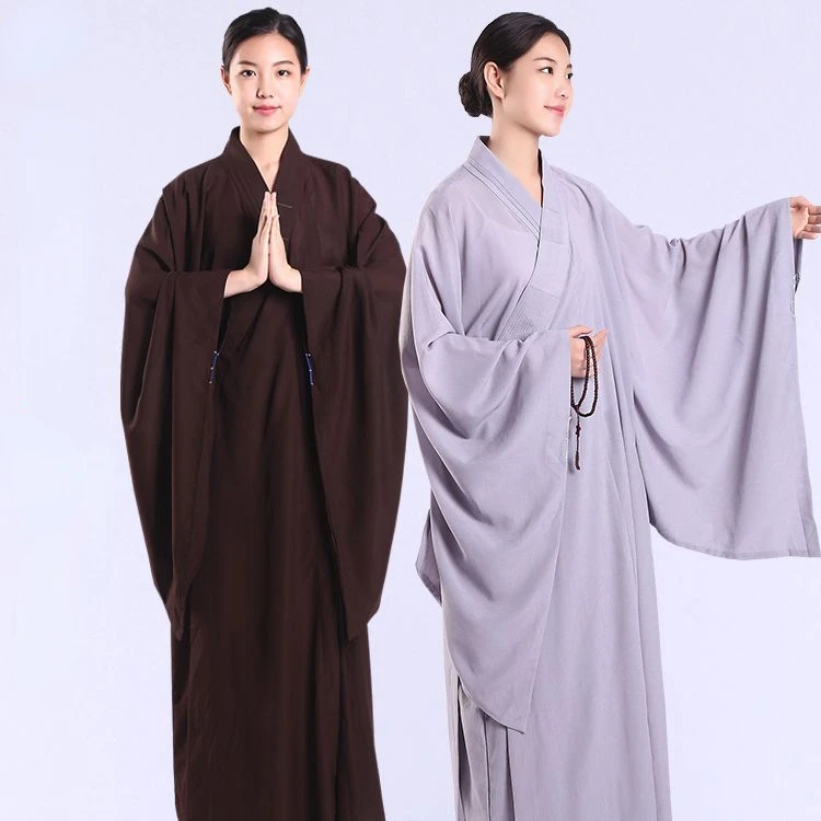 

Meditation Zen Shaolin Hanfu Chinese Traditional Clothings for Monk Costume Buddhist Clothing Monk Robe Taoism Tibetan Clothes