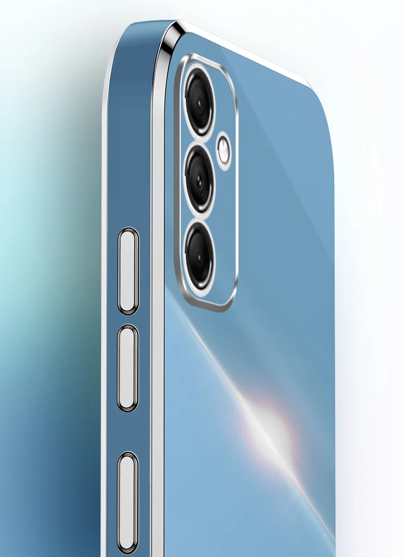 Чехол с покрытием 6D для Samsung Galaxy A55 A 55 мягкий силиконовый защитный милый