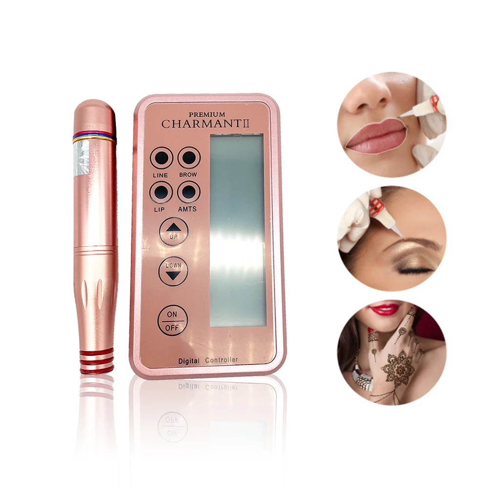 Dermografo Charmant 2 intelligent digital Permanent Makeup Tattoo Machine kit for Eyebrow  Lip Eyeliner Microblading MTS Pen