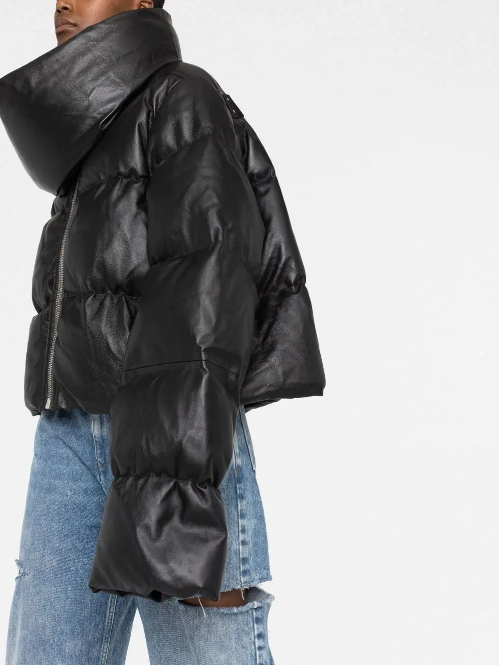 

2023 Winter New Women Turtleneck Down Zipper Long Sleeve Warm Solid Claasic All-Match Coat