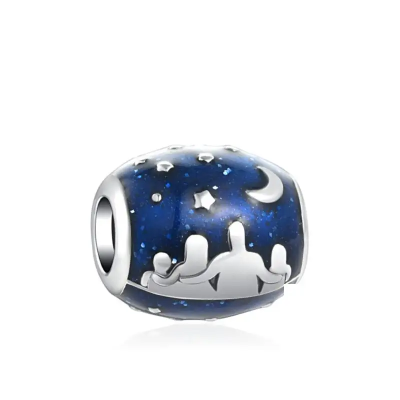 Бусины-подвески металлические розовые в форме сердца для браслета |