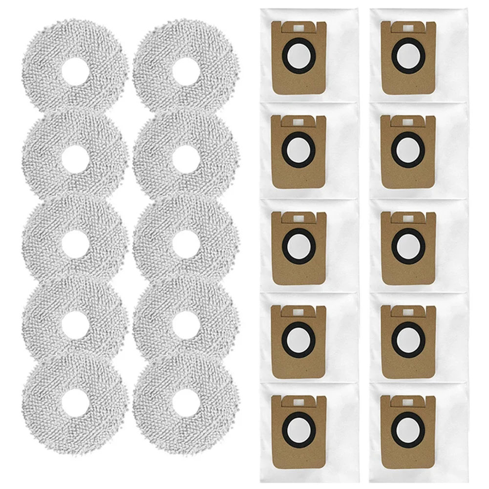 

Replacement Dust Bags Mop Cloth for Dreame Bot L10S Ultra/ S10/ S10 Pro Robot Vacuum Cleaner Accessories