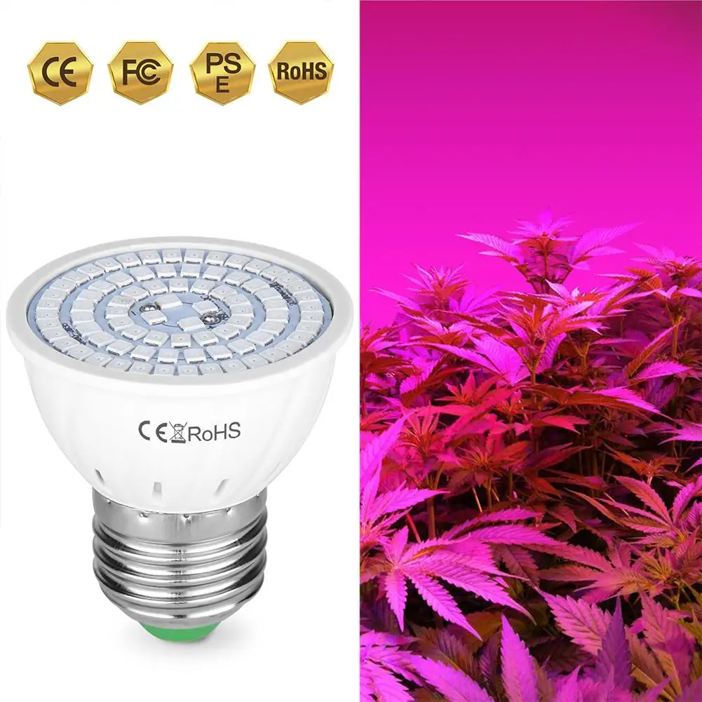

Full Spectrum E27 220V LED Plant Grow Light Bulb Fitolampy Phyto Lamp For Indoor Garden Plants Flower Hydroponics Grow Tent Box