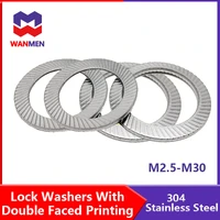 locking washer printing oblique washers lock washers lock washers with double faced printing 304 stainless steel din9250