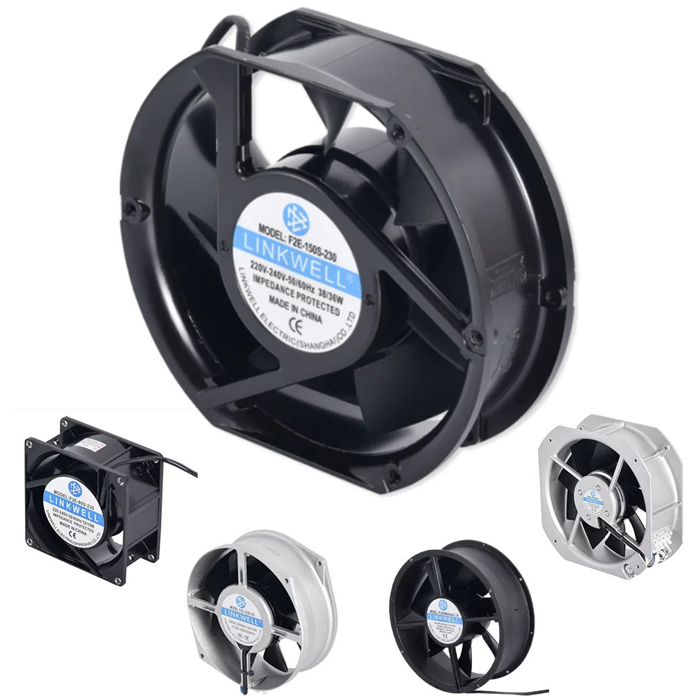 

220 380 24 v ac dc Panel Exhaust cooling axial flow fan with UL