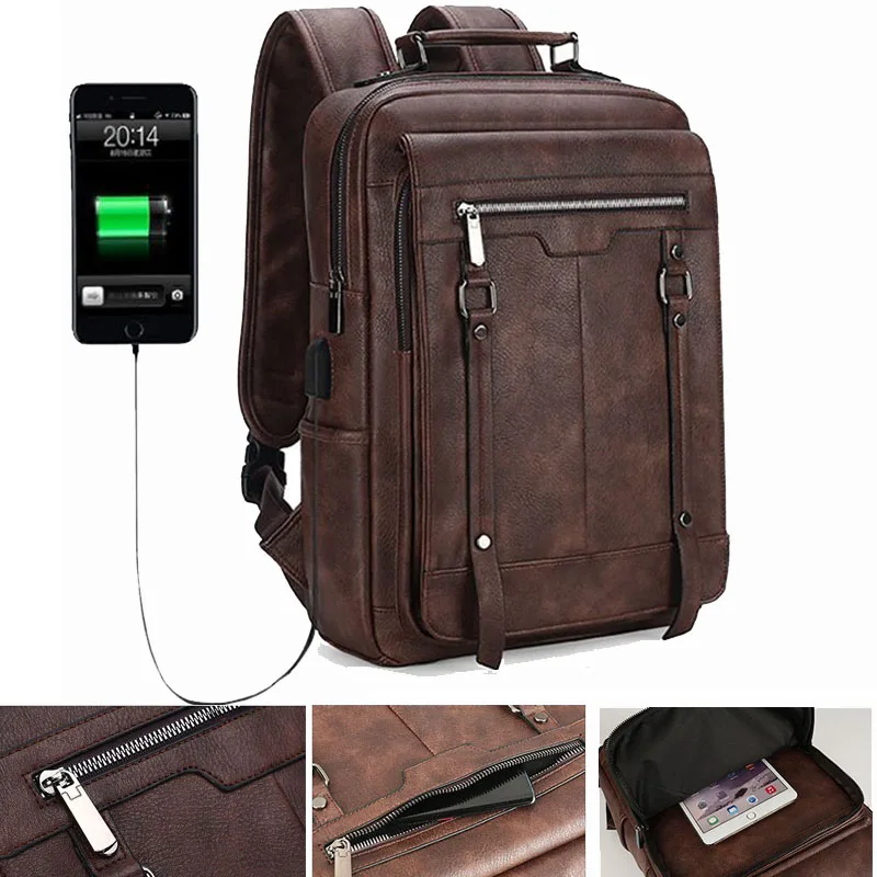 S Usb Waterproof Notebook Schoolbag Sports Travel School Bag