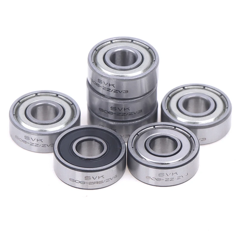 

5/1 Pcs Small Miniature Bearings 606ZZ-ZV3 606ZZ-ZV4 606RS-ZV4 Deep Groove Ball bearings
