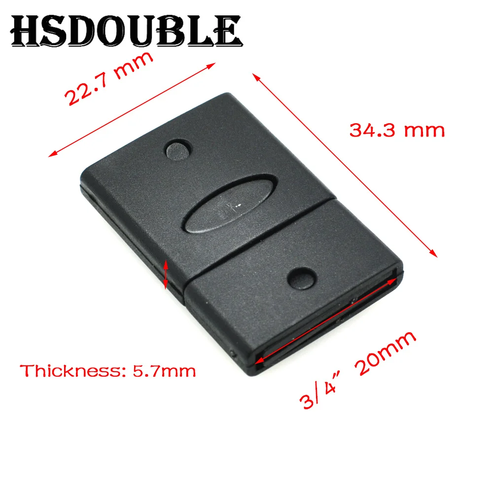 

Пластиковые пряжки HSDOUBLE черные