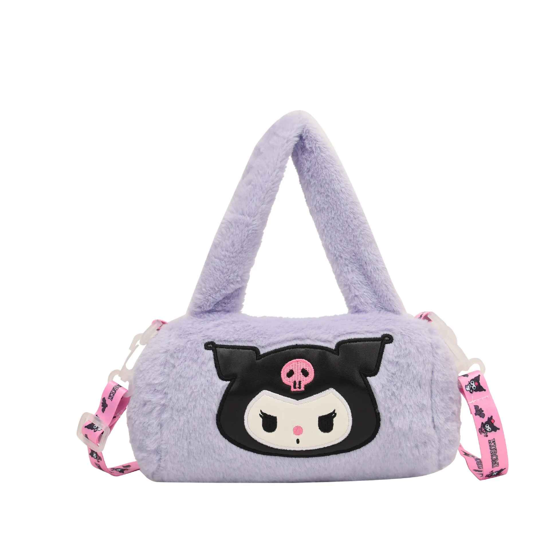 Модный детский рюкзак на плечо с изображением милого клубничного медведя