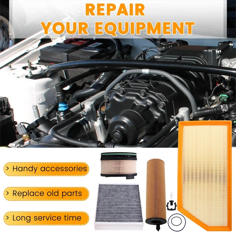 Воздушный фильтр A 4 шт. 6540940004 +A 6541801100 6540920005 1668300018 Для Mercedes Benz E220d (W213) 2.0TDI Diesel 2016-2023