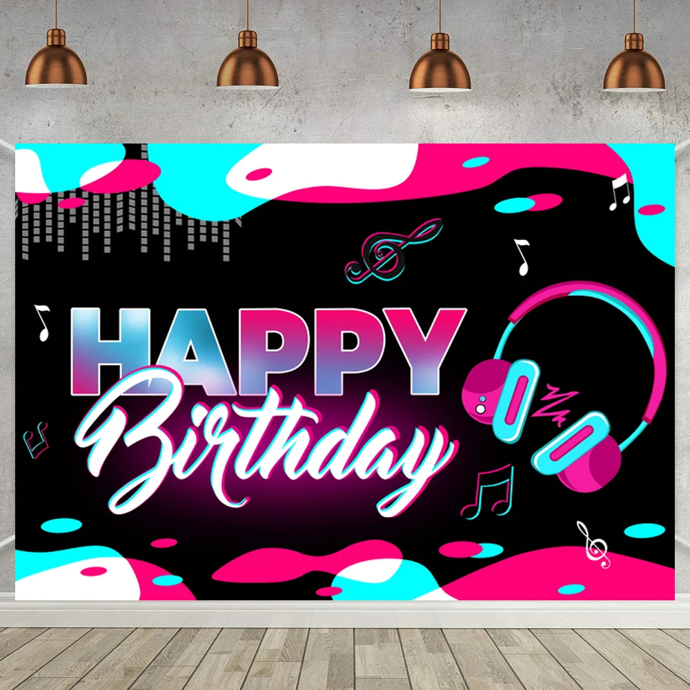 

Новый популярный музыкальный символ фото фон настроить музыкальный ритм Видео Аудио Частота День Рождения Вечеринка Фон фотографии