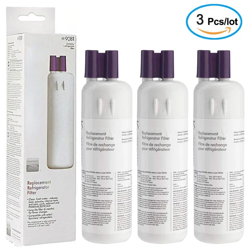 

Replacement for Kenmore 9081 469081 469930 9930 Replacement Refrigerator Filter 3 Piece