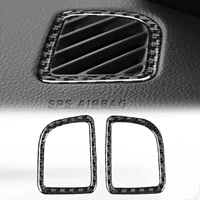 Car Accessories for Toyota GR Supra A90 2019 2020 2021 2022 Real Carbon Fiber Interior Dashboard Side Air Vent Cover Trim 2pcs
