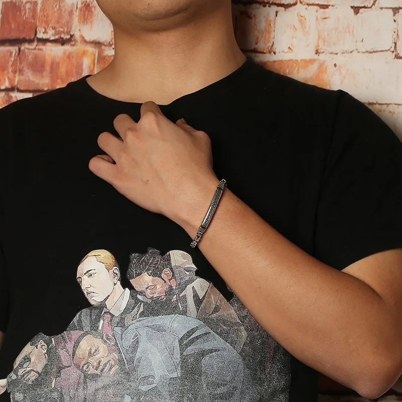 Модный Роскошный Ретро креативный браслет ZFSILVER Silver S925 с креативной текстурой для