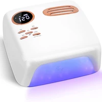 new arrival cordless 72w nail dryer uv led nail lamp for curing all with motion sensing manicure nail gel salon