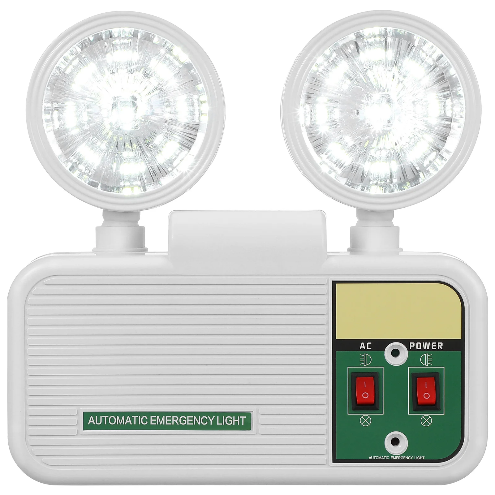 

Power Outage Lights Emergency Exit With Backup Lighting Stair Double Head For Failure