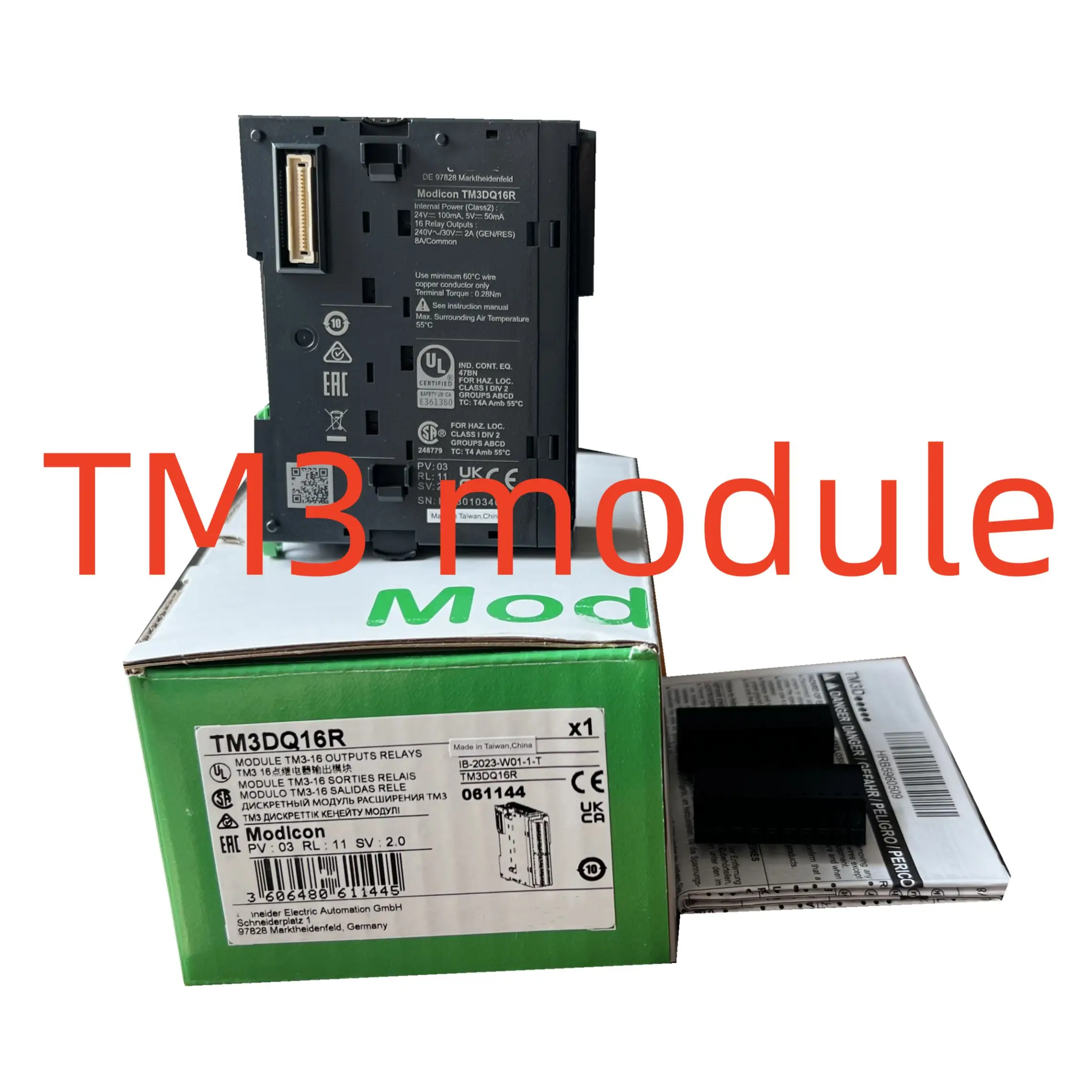 Новый оригинальный модуль ПЛК Schneider TM3AI8 TM3DQ16R TM3DM8R TM3DM24R TM3XTRA1 TM3XREC1 TM3DQ16T