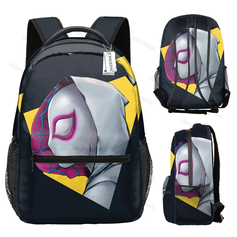 Школьные ранцы с доктором странным мстителем, Детский рюкзак для обучения, канцелярские принадлежности, Аниме фигурки Gwen, сумка для путешествий