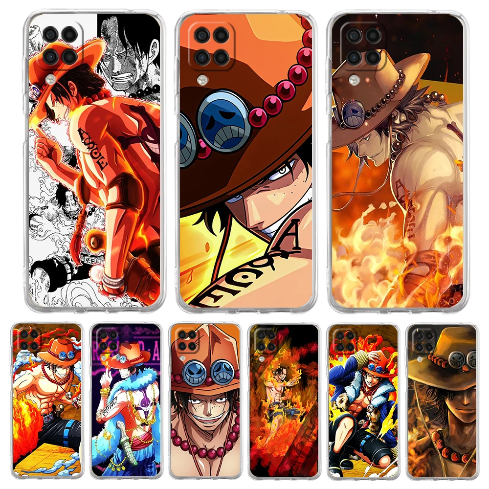 

One Piece ACE Case for Samsung Galaxy A53 A13 A22 A32 A52 A72 A51 A71 A11 A31 A41 M31 A01 5G Transparent Silicone Shell Fundas