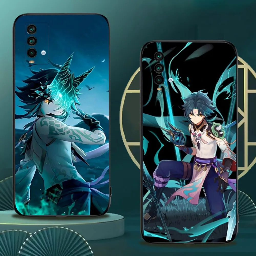 Чехол для телефона G-Genshin I-Lmpact X-Xiao Xiaomi 11 Redmi Note 5G 8T 9A 9 10T Note8Pro 12SUltra черный чехол