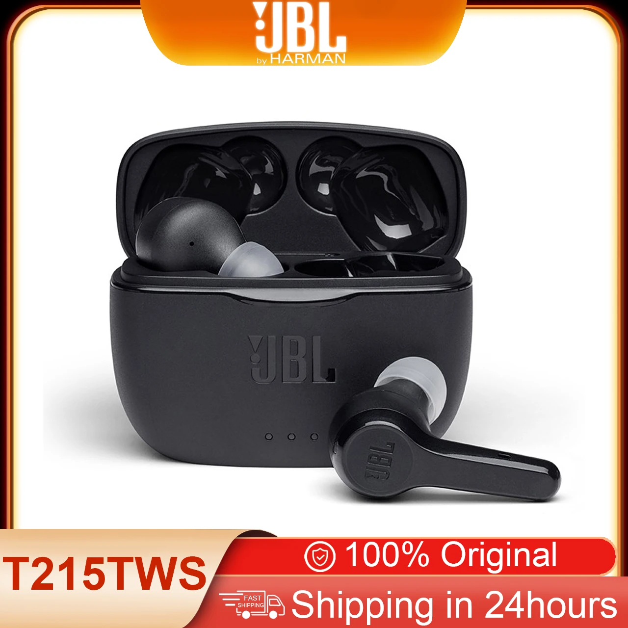 

JBL TUNE 215TWS True Wireless Bluetooth 5.0 Earphones T215TWS Stereo Calls Earbuds Bass Sound Headset with Mic Charging Case