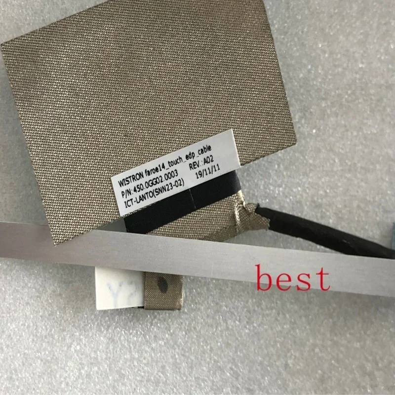 Новый оригинальный кабель LCD LVDS EDP для ноутбука HP Pavilion x360 14-dh плоский экрана TPN-W139