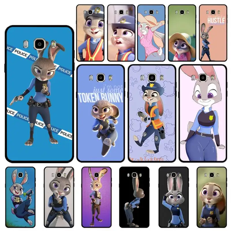 

Disney Zootopia Judith Laverne Hopps Phone Case for Samsung J 4 5 6 7 8 prime plus 2018 2017 2016 J7 core