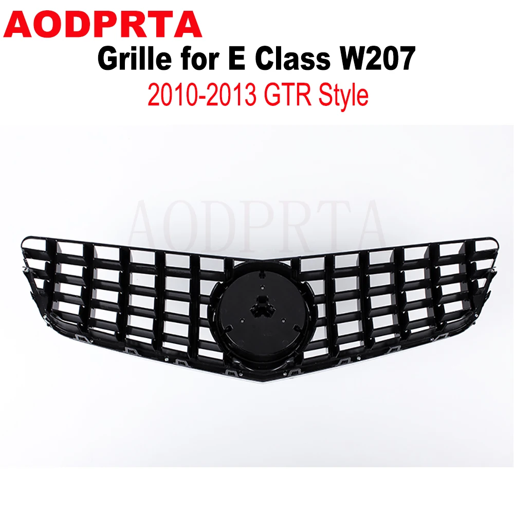 2010 2011 2012 2013 GTR GT Style Сетчатая решетка переднего бампера для Mercedes E Class W207 Coupe Convertible