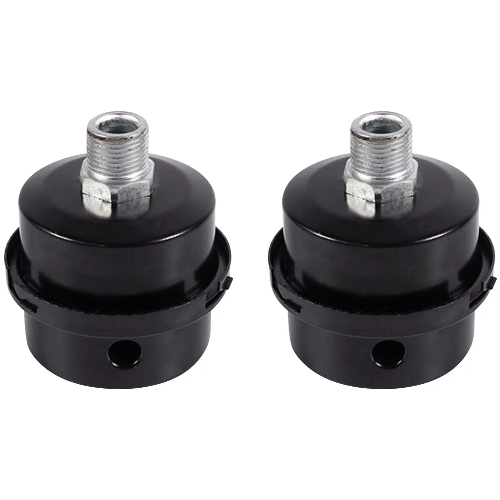

2 Pcs Generator Muffler Tool Air Compressor Intake Filter Sound Blowers Dynamo Silencer Generators Metal Exhaust Ports
