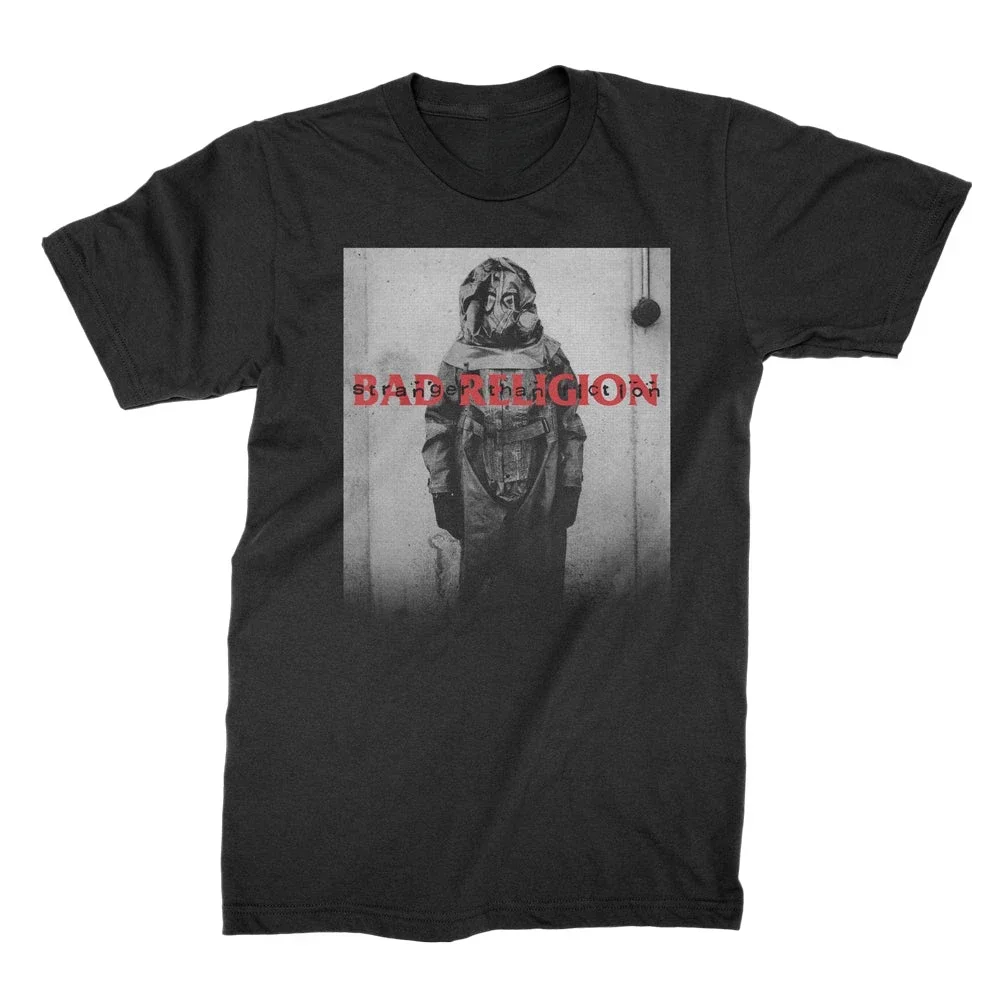 Хлопковая футболка с рисунком Bad Religion женская летняя унисекс коротким рукавом
