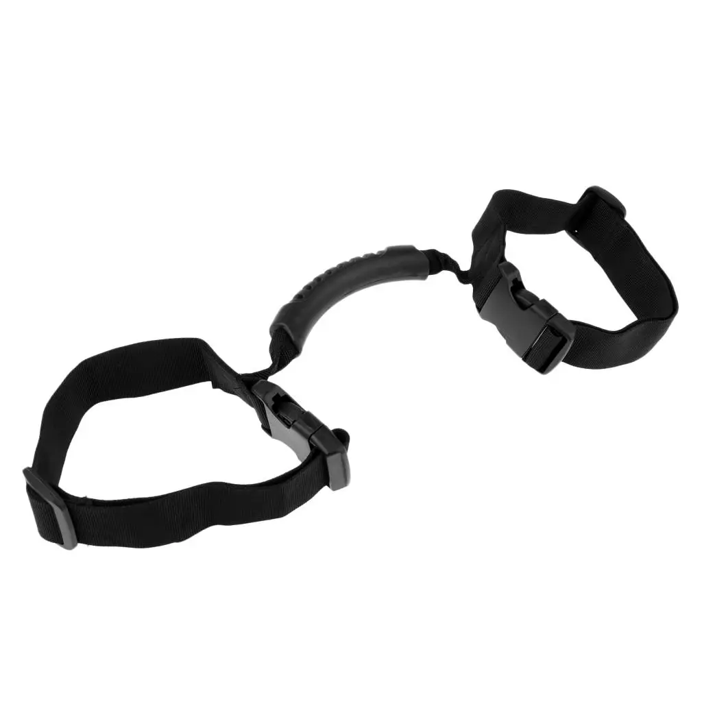 

Multi-Purpose Cylinder Strap Water Sports Supplies Cylinder Tank Strap Carrier with Shoulder Strap - Black