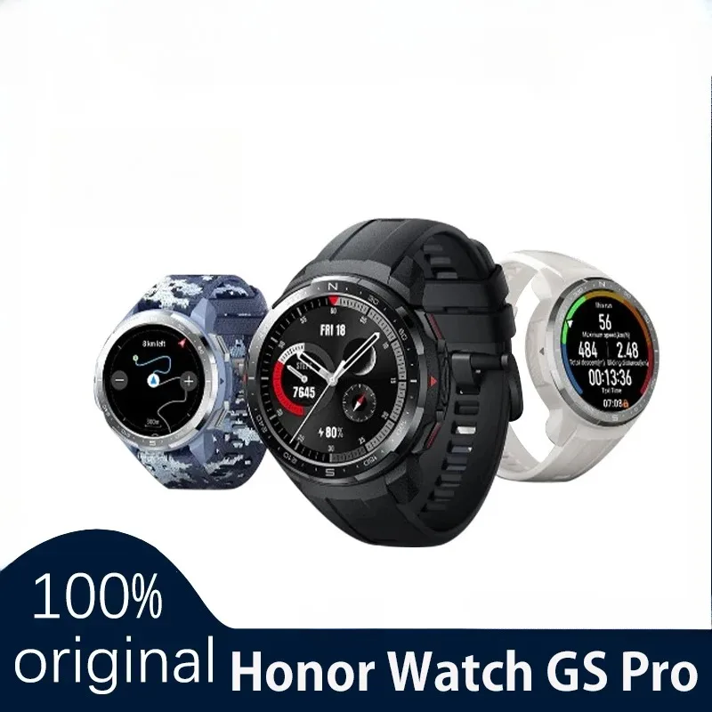 Honor Watch GS Pro Смарт-часы для мужчин 5 атм Водонепроницаемые умные часы SpO2 Монитор