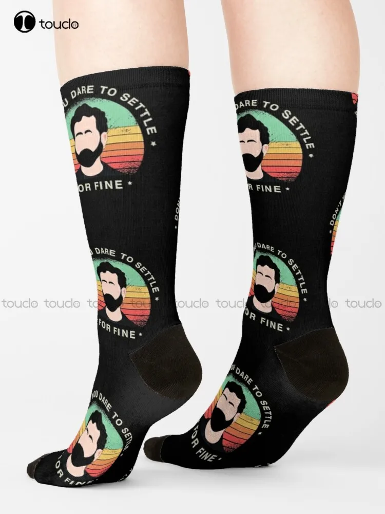 

Roy Quote About Fine Socks Pink Socks Street Skateboard Socks Unisex Adult Teen Youth Socks Hd High Quality Harajuku Cartoon Art