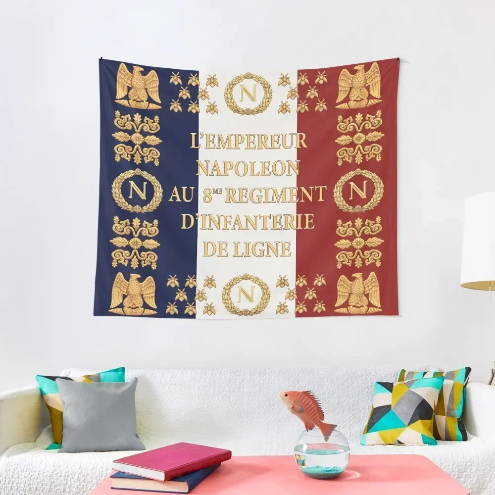 Наполеонский французский драпион с полком 8 имма гобелен украшение для комнаты