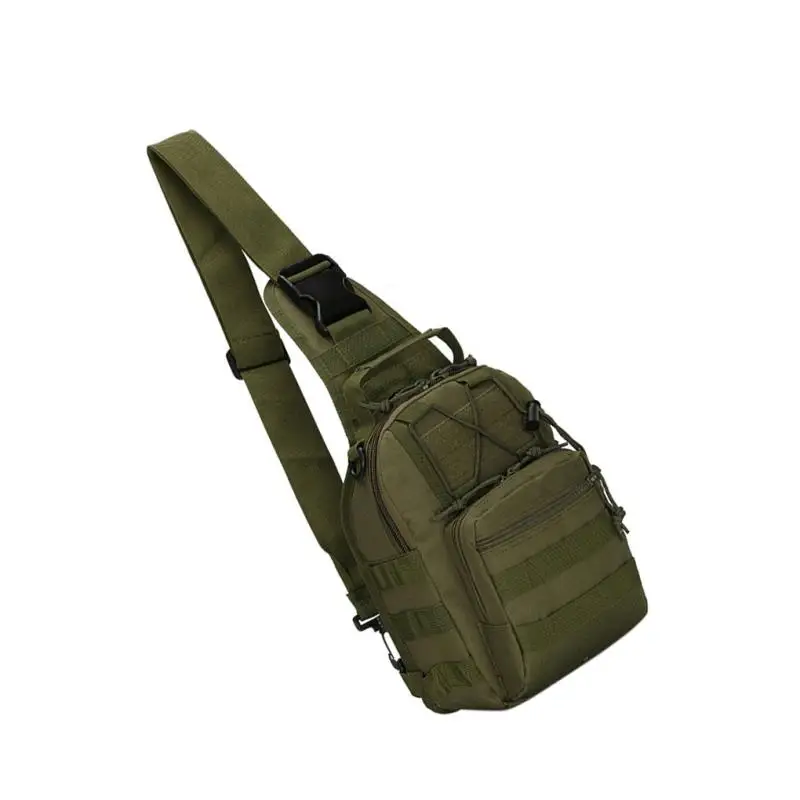 

Men Fashion Chest Bag Zipper Camping Shoulder Bag Hiking portable Oxford Cloth Pack for Outdoor Hunting for Gifts