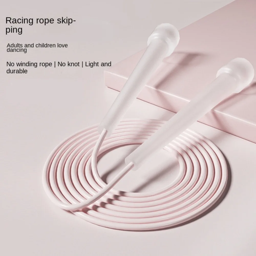 Спортивные товары 2 8 м гоночная Скакалка прозрачная ручка легкая для экзамена