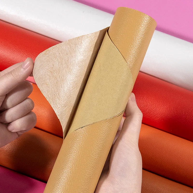 

18-color Self-adhesive Leather Repair Paste Lychee Texture Material Feel Smooth Sofa Seat Repair Car Interior Artificial Leather