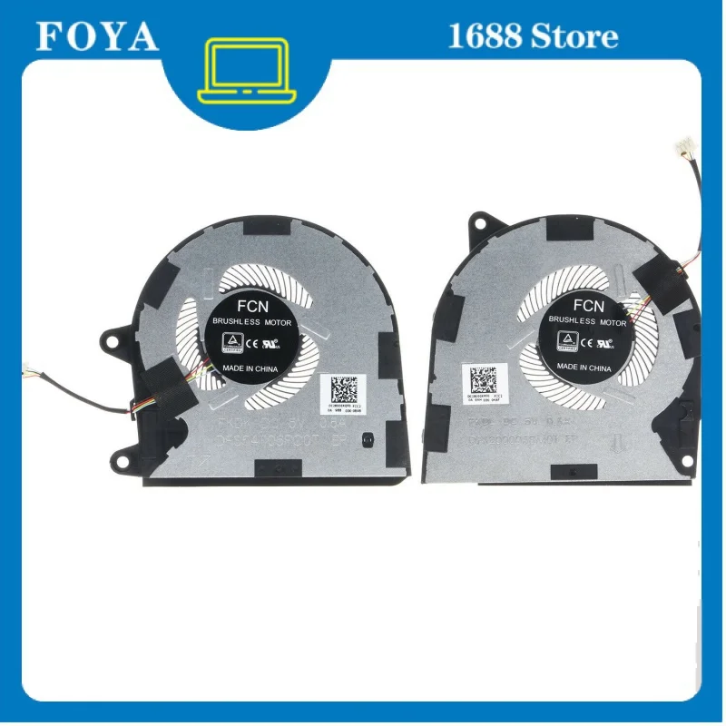 Для Lenovo Yoga 730-15IKB 730-15IWL DC28000KQF0 DC28000KPF0 ноутбук процессор охлаждающие вентиляторы