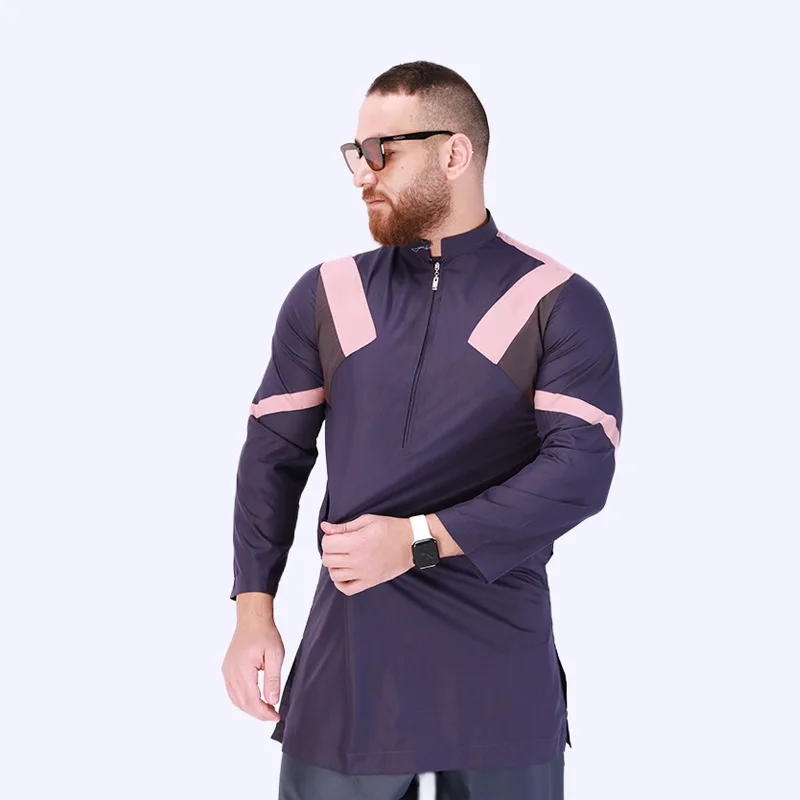Muslim Shirt Men Clothing Abaya Musulmane Homme Kaftan Leisure Jubba Thobe Looser Dress Dubai Saudi Arabia Pakistan Islamic Robe