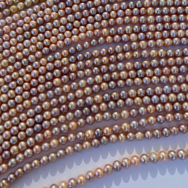 Яркий свет красочный 8 мм круг натуральный пресноводный настоящий жемчуг