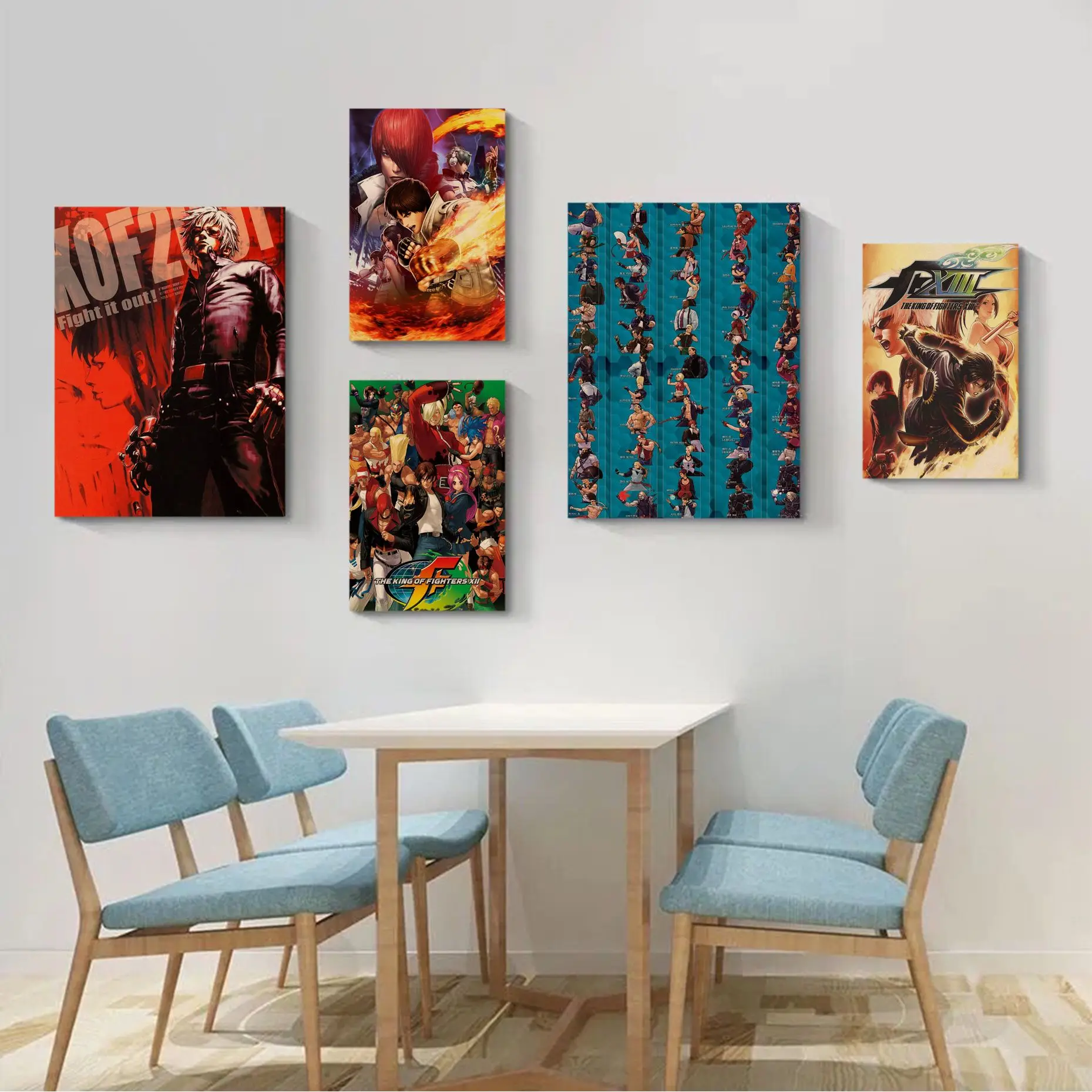 

King of Fighters Art Poster Kraft Paper Vintage Poster Wall Art Painting Study Aesthetic Art Wall Painting