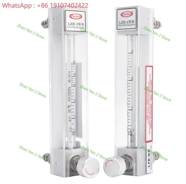 1 шт. LZB-3WB4WB6WB Стеклянный роторный расходомер для воздуха и газа, азота, 0.2 МПа, 120 ℃    Пользовательский (art.: 3920dceba8aff) - 3920dceba8aff